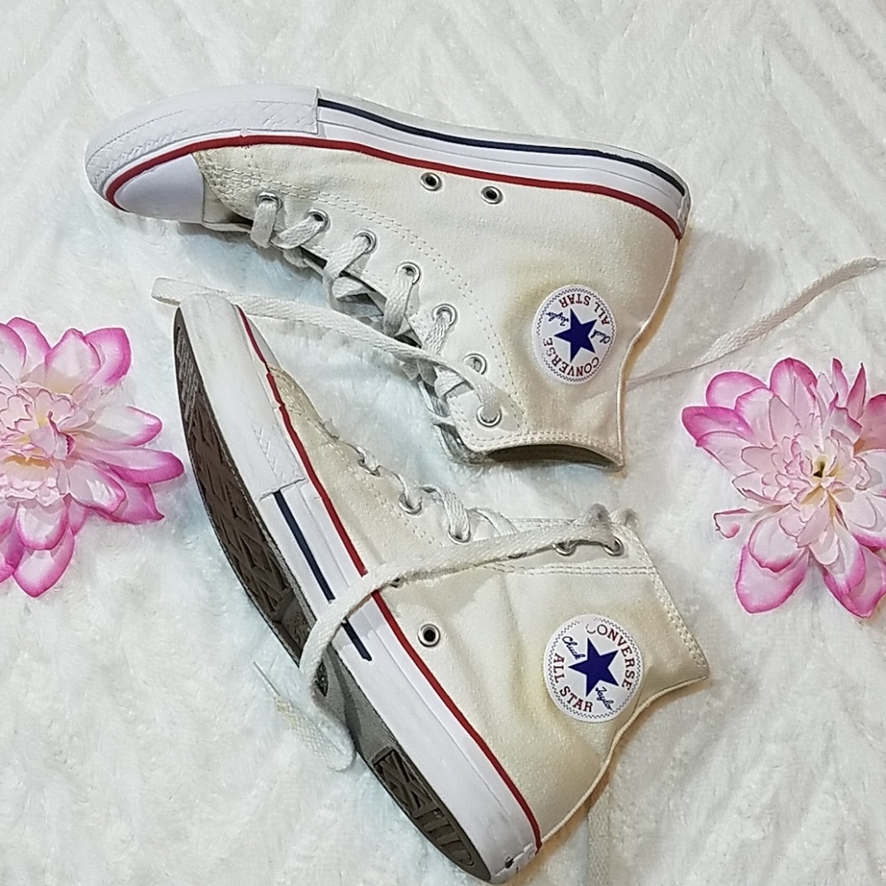 CONVERSE CHUCK TAYLOR ALL🌟 STAR HI TOP Y WHITE